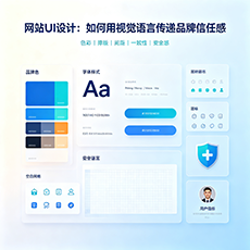 西双版纳建站-网站UI设计：如何用视觉语言传递品牌信任感